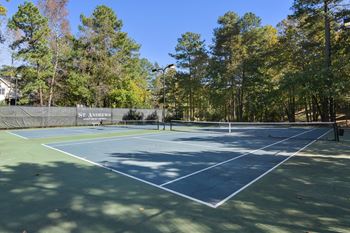 Tennis court area